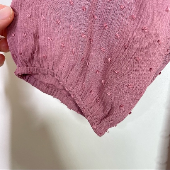 Stitch Fix l Les Serein Swiss Dot Detail Blouse, Large - Picture 7 of 9